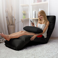 Load image into Gallery viewer, Artiss Adjustable Lounge Sofa Chair - Black