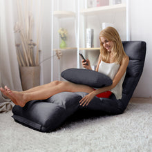 Load image into Gallery viewer, Artiss Adjustable Lounge Sofa Chair - Charcoal